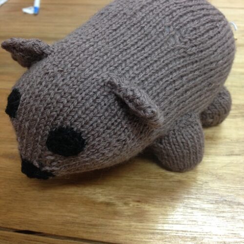 Knitted  Wombat