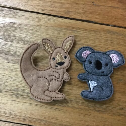 Roo/Koala finger puppet set