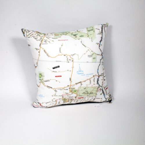 Cushion - Melways, Sydways, Brisways Street print of your choice