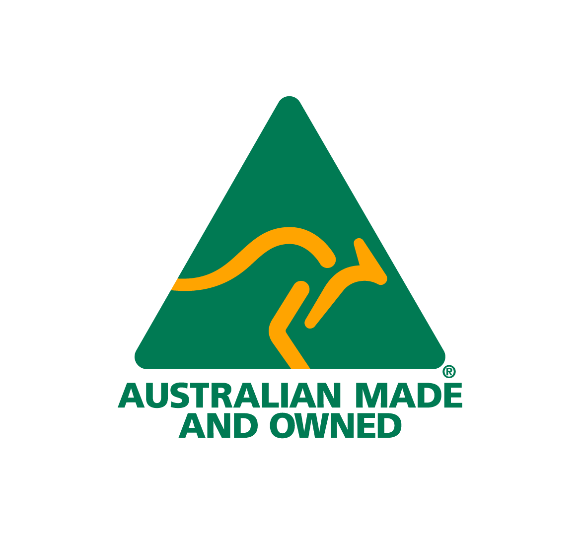 official australian made and owned logo
