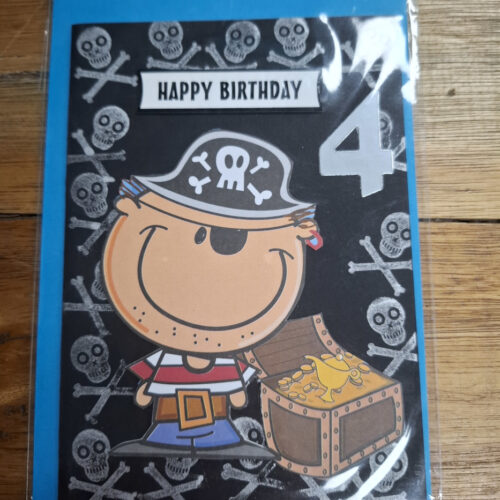birthday card for age 4