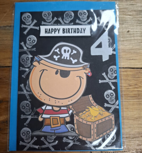 birthday card for age 4