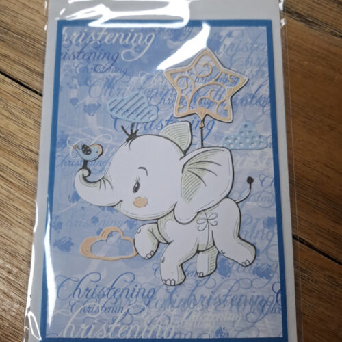 baby christening card