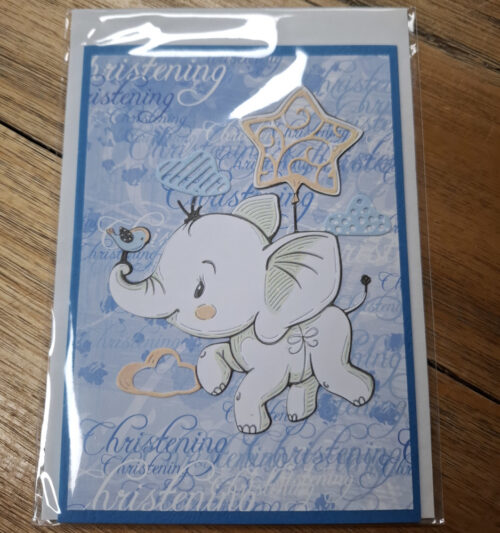 baby christening card