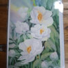 drawn flowers on card