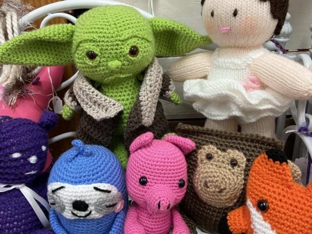 knitted and crochet toys